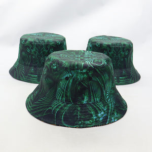 Down the Ribbit Hole and Meganeuropsis Reversible Bucket Hat