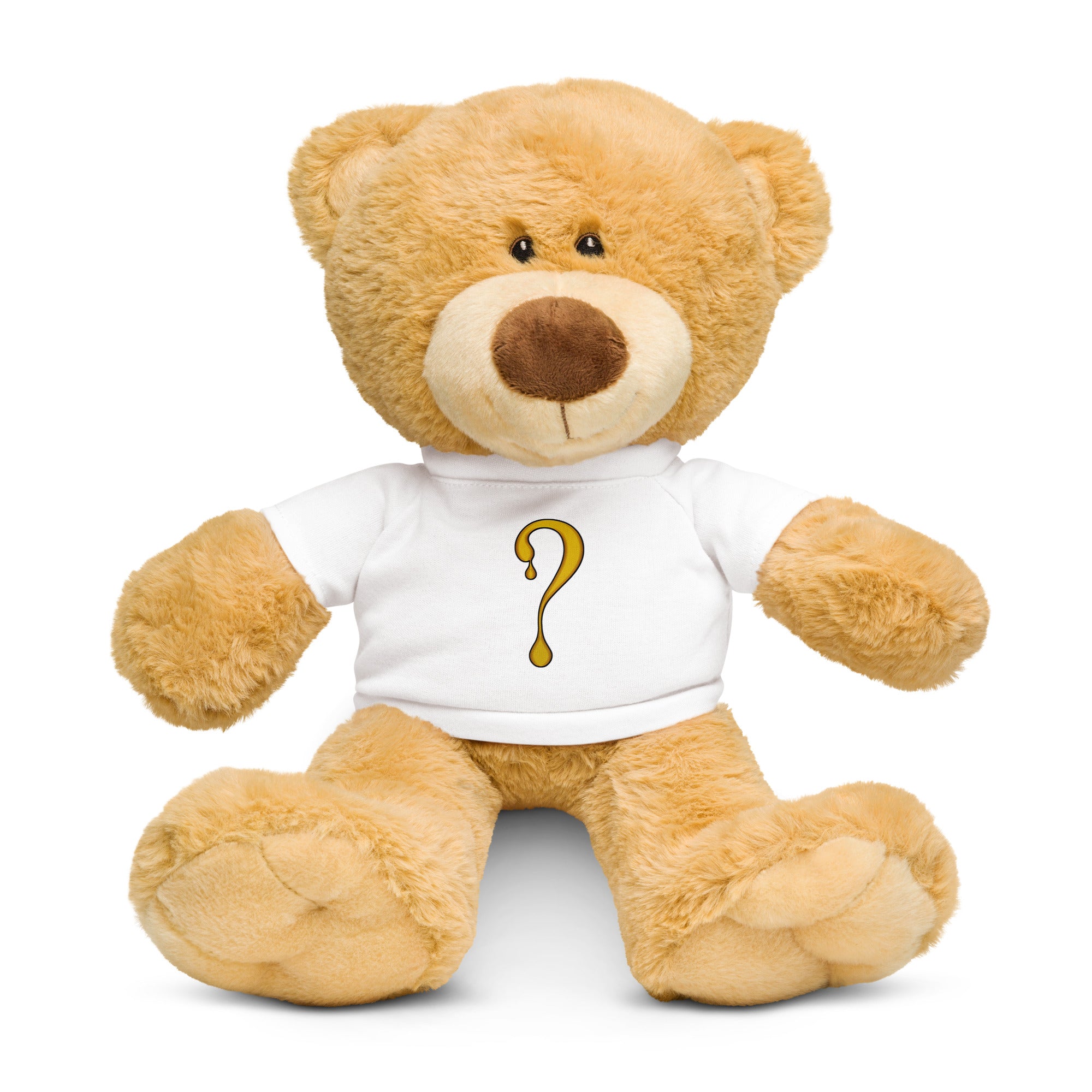 Teddy bear with a Golden Dripper T-Shirt – Johnathan Singer Art