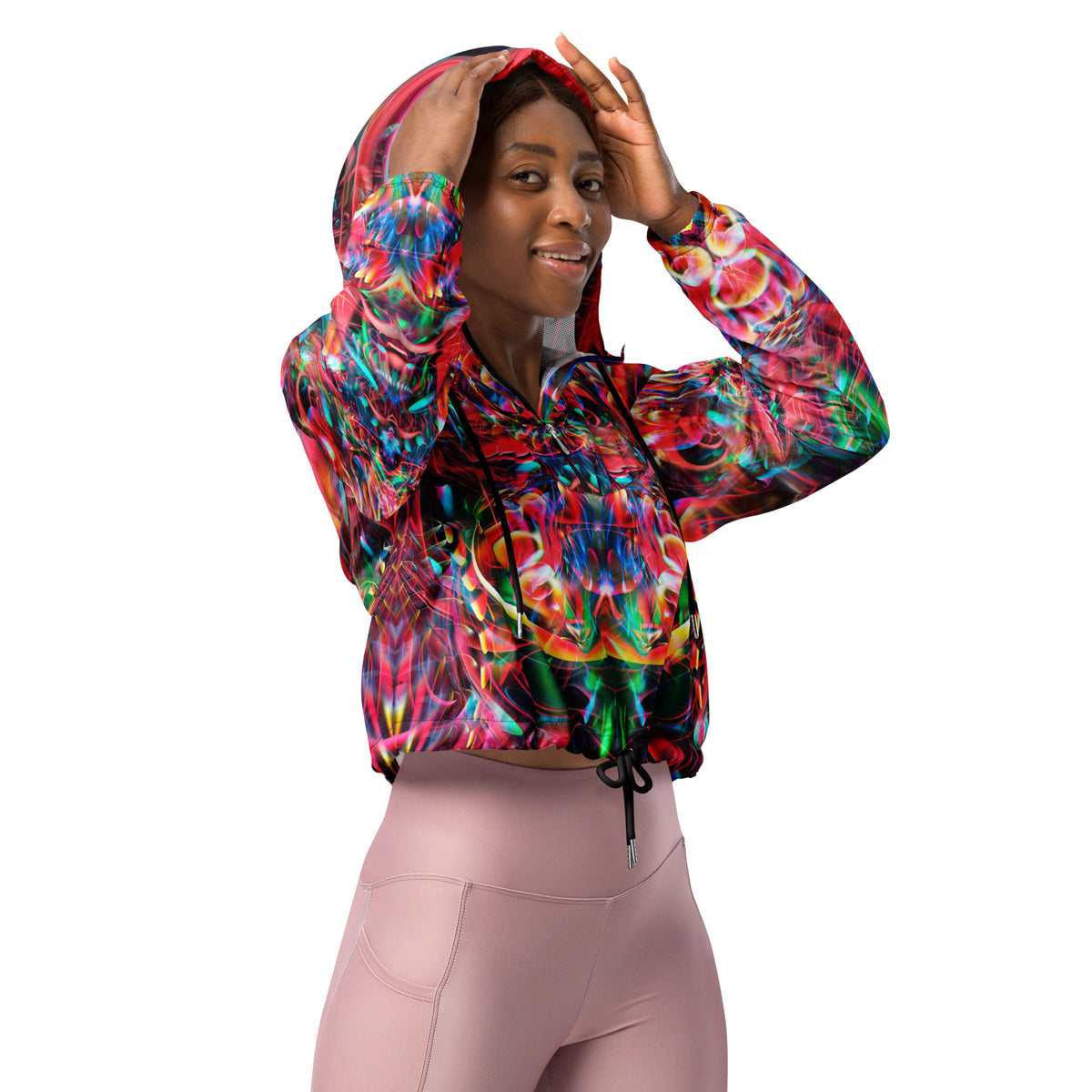 Off to See the Wizard Cropped Windbreaker – Johnathan Singer Art