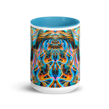 Universal Energy Shift Mug with Light Blue Interior and Handle