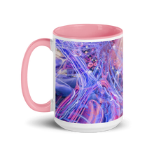 Cosmic Love Mug with Pink Interior and Handle