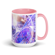 Cosmic Love Mug with Pink Interior and Handle