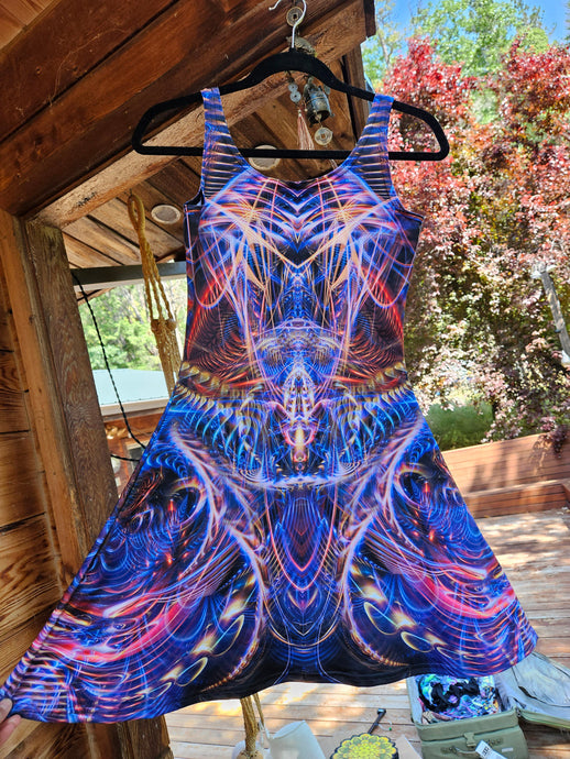SALE: Cosmic Noise Flare Dress
