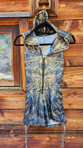 Give it a Whirl Hooded Romper