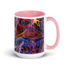 Cosmic Noise Mug with Pink Interior and Handle