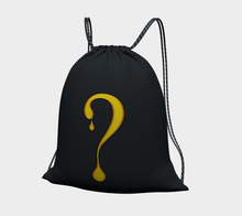 Golden Dripper Drawstring Bag