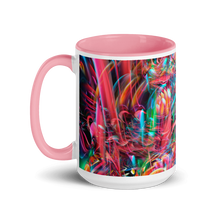 Off to See the Wizard Mug with Pink Interior and Handle