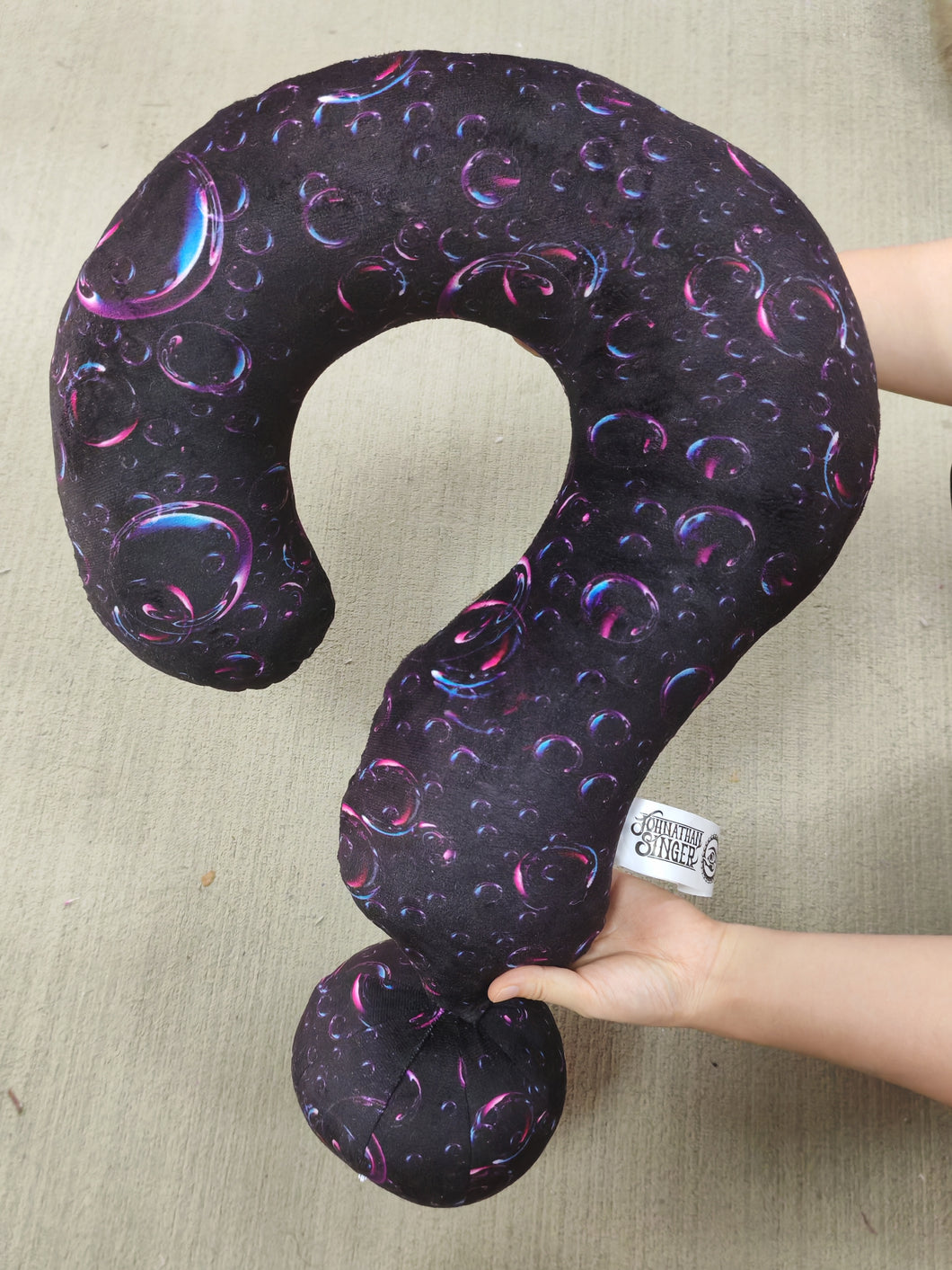 PRE-ORDER Bubble Control Question Mark Pillow (LE 120)