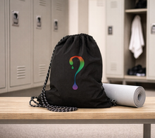 Rainbow Ombre Dripper Drawstring Bag