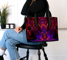 Piezoelectric Vegan Leather Tote Bag