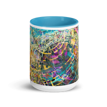 Time Melts Away Mug with Light Blue Interior and Handle