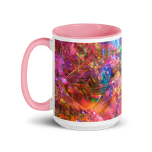 Mariposa Mug with Pink Interior and Handle
