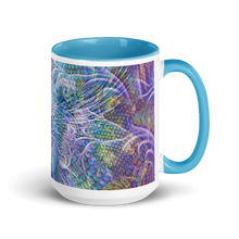 Saphira Mug with Light Blue Interior and Handle