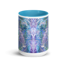 Saphira Mug with Light Blue Interior and Handle