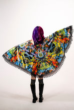 Vishuddha Banjo Glass Remix Crushed Velvet Pullover Shawl
