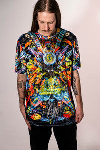 Vishuddha Banjo Glass Remix Crushed Velvet T-Shirt