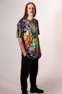 Vishuddha Banjo Glass Remix Crushed Velvet T-Shirt