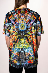 Vishuddha Banjo Glass Remix Crushed Velvet T-Shirt