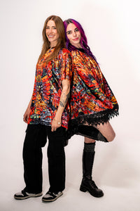 Ouroboros Banjo Glass Remix Crushed Velvet T-Shirt
