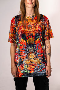 Ouroboros Banjo Glass Remix Crushed Velvet T-Shirt