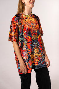 Ouroboros Banjo Glass Remix Crushed Velvet T-Shirt
