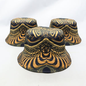 Down the Ribbit Hole and Meganeuropsis Reversible Bucket Hat