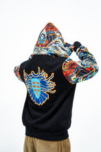 PRE-ORDER: Shpongle Mercury in Retrograde (Zip Up OR Pullover) with Black with Silver tipped Faux Fur in the hood