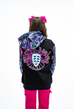 PRE-ORDER: Shpongle Threshold Consciousness ZIP UP with Black/Silver tipped Faux Fur in the hood