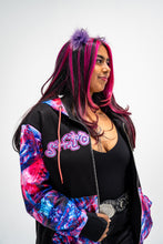 PRE-ORDER: Shpongle Creative Chaos (Zip Up OR Pullover) with Black Silver tipped Faux Fur in the hood