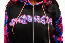 PRE-ORDER: Shpongle Creative Chaos (Zip Up OR Pullover) with Black Silver tipped Faux Fur in the hood