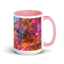Mariposa Mug with Pink Interior and Handle