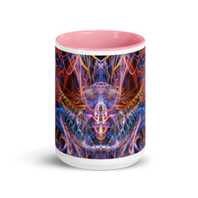 Cosmic Noise Mug with Pink Interior and Handle