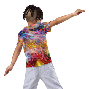 Psychedelic Circus Kids Crew Neck T-Shirt