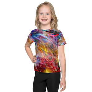 Psychedelic Circus Kids Crew Neck T-Shirt