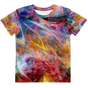 Psychedelic Circus Kids Crew Neck T-Shirt