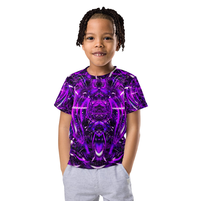 Purple Portal Kids Crew Neck T-Shirt