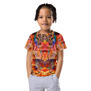 Birth of a Scarab Kids Crew Neck T-Shirt