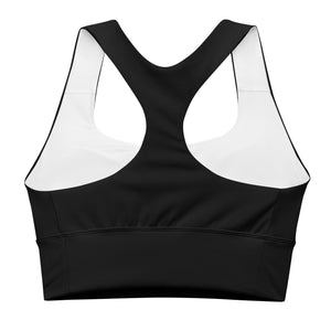Gold Dripper Longline Sports Bra