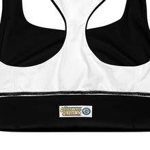 Gold Dripper Longline Sports Bra