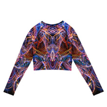 Cosmic Noise Long Sleeve Crop Top