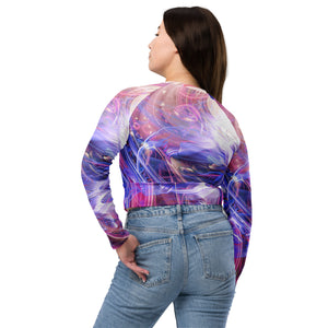 Cosmic Love Long Sleeve Crop Top