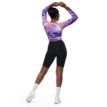 Cosmic Love Long Sleeve Crop Top