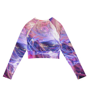 Cosmic Love Long Sleeve Crop Top