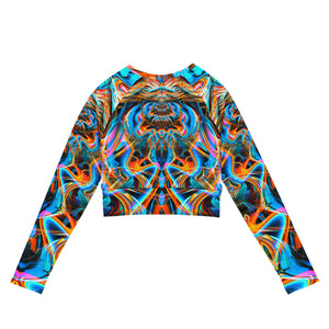 Universal Energy Shift Long Sleeve Crop Top