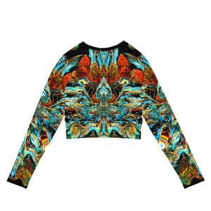 Mercury in Retrograde Long Sleeve Crop Top