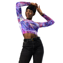 Cosmic Love Long Sleeve Crop Top