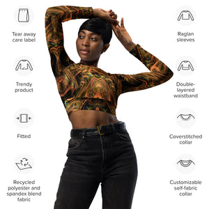 Dragon's Lair Long Sleeve Crop Top