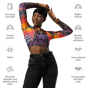 Isis/Ina May Remix Long Sleeve Crop Top