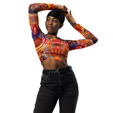 Birth of a Scarab Long Sleeve Crop Top