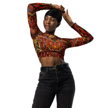 Phoenix Rising Long Sleeve Crop Top